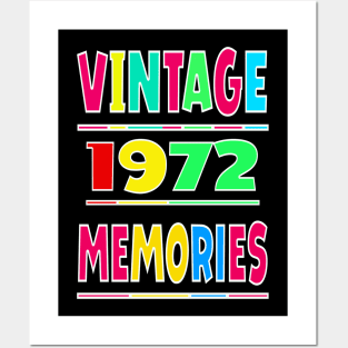 Vintage 1972 Memories Posters and Art